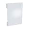 Azar Displays Two-Sided Acrylic Sign Holder W/ Pegboard Grippers 11"W x 17"H, PK10 103308 - alternate 1